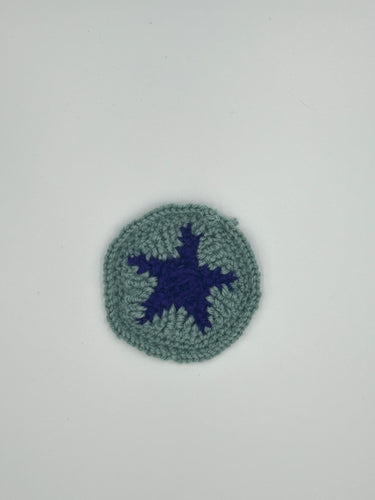 Handmade Crochet Starburst Coaster – Unique Drinkware Accessory