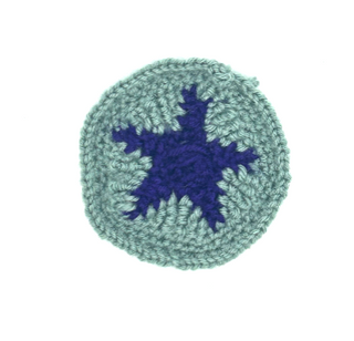 Handmade Crochet Starburst Coaster – Unique Drinkware Accessory