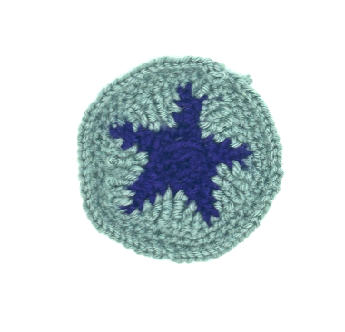 Handmade Crochet Starburst Coaster – Unique Drinkware Accessory