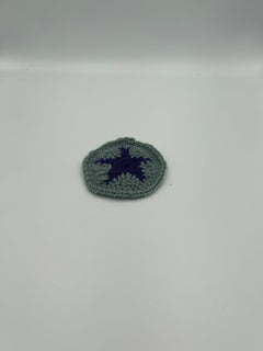 Handmade Crochet Starburst Coaster – Unique Drinkware Accessory