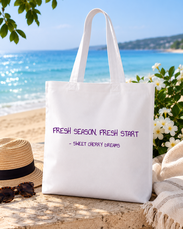 "Fresh Season, Fresh Start" Tote Bag
